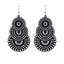 1 Pair Bohemian Gourd Alloy Plating Hollow Out Women'S Drop Earrings