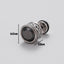 1 Piece Vintage Geometric 316 Stainless Steel Black Zircon Men's Ear Studs