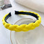 Fashion Braided Geometric Hair Band - Candy Color Non-Slip Headband