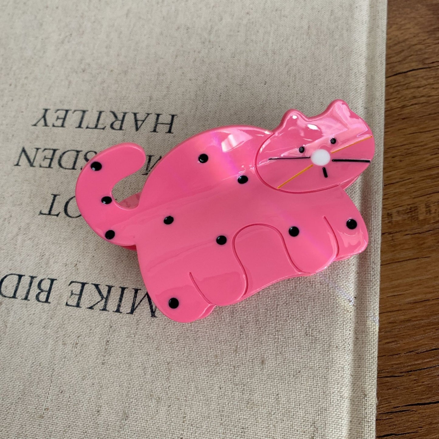 Women's Cute Cartoon Cat Acetate Hair Claw Clip