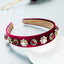 Baroque Geometric Colorful Rhinestone Pearl Headband