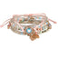 Ethnic Devil's Eye Multi-Layer Beaded Bracelet with Rhinestones