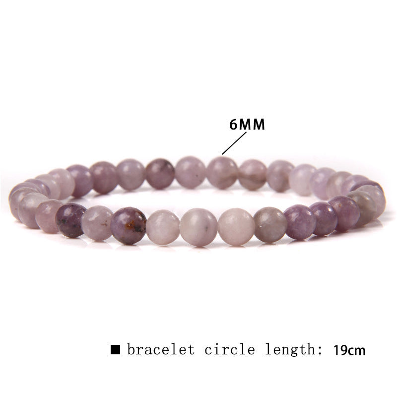 Fashion Natural Stone Crystal Agate Beaded Bracelet for Women