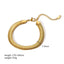 18K Gold Plated Geometric Stainless Steel Chain Bracelet for Women