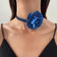 Princess Vintage Rose Floral Choker Necklace for Women