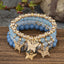 Bohemian Butterfly Crystal Multi-Layer Beaded Women's Bracelet