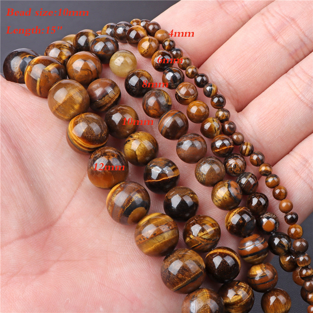 Natural Tigereye Abacus Spacer Beads for DIY Jewelry Making