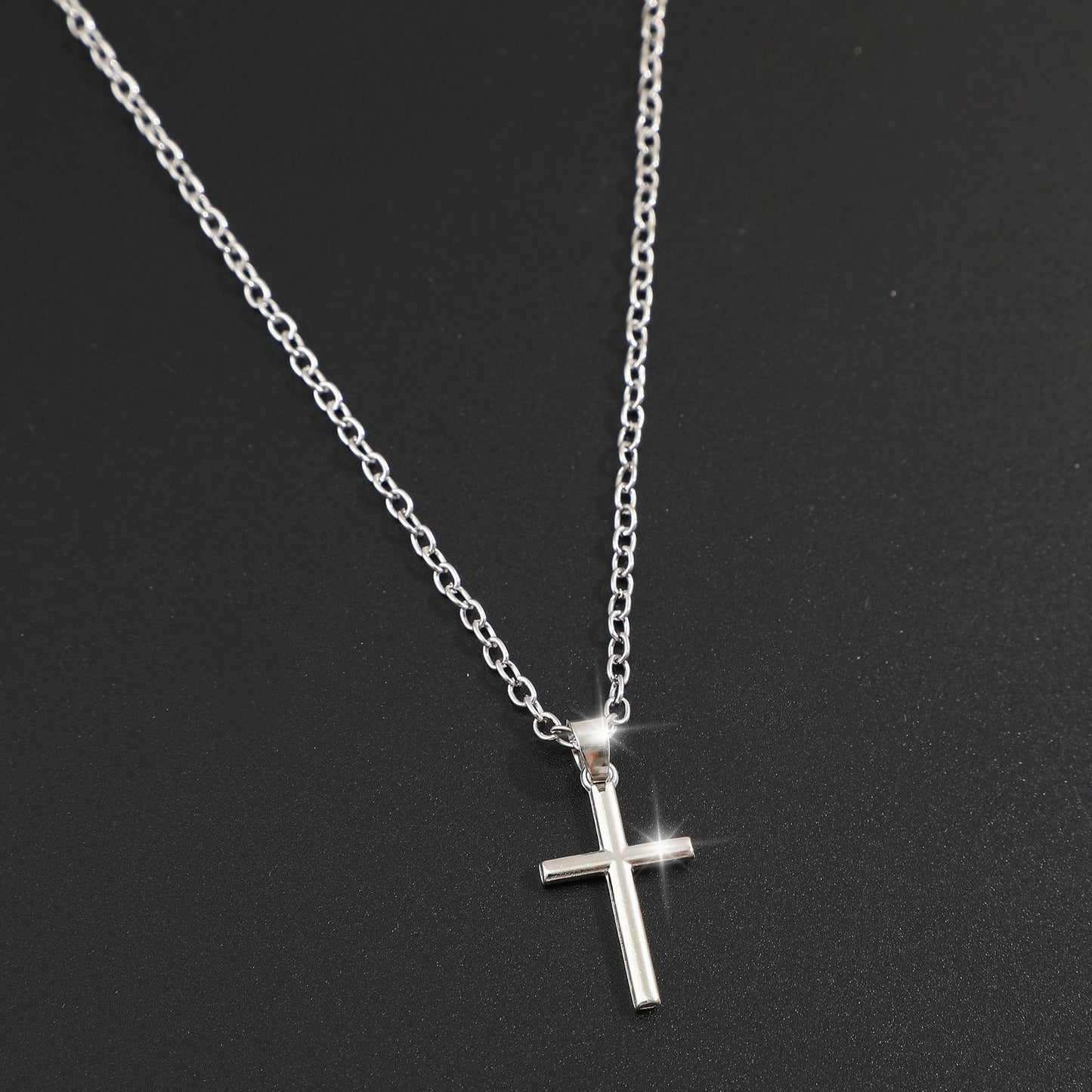 Simple Style Classic Style Cross Alloy Plating Gold Plated Women's Layered Necklaces