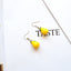 1 Pair Cute Fruit Resin Patchwork Women's Earrings - Orange Lemon Design