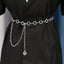 Basic Floral Circle Metal Chain Belt for Women