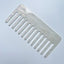 Retro Acrylic Marble Hair Comb - Anti-Static Ink Texture Hairdressing Tool for Women