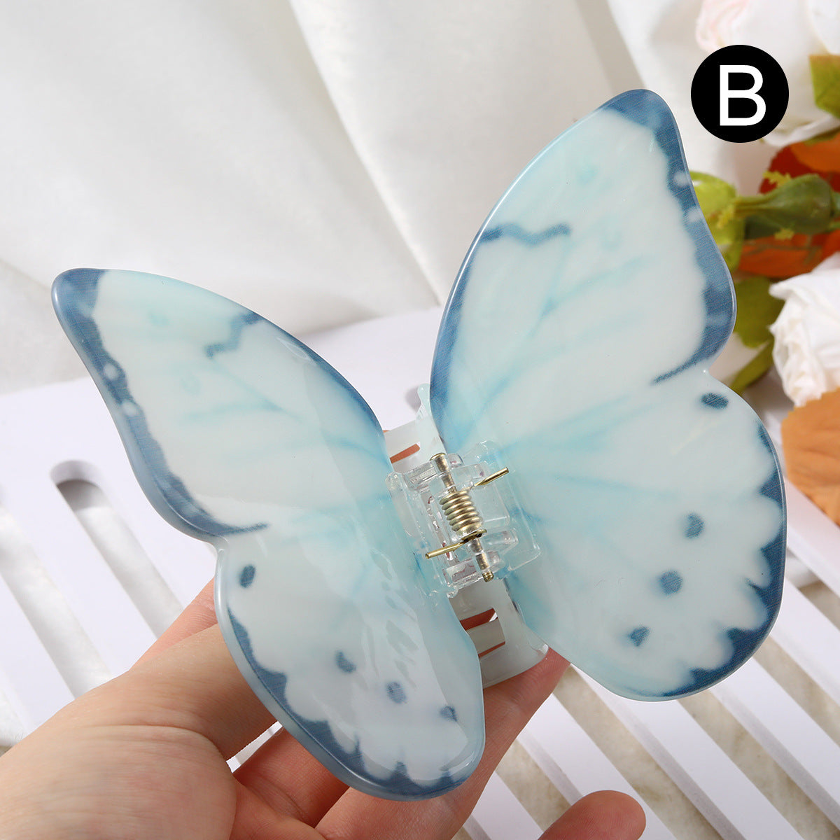 Women's Elegant Butterfly Acetate Hair Claw Clip