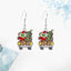 Cute Grinch Christmas Tree Stainless Steel Earrings 1 Pair