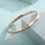 European Fashion Multicolor Round Titanium Steel Women's Bangle Bracelet