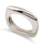 Simple Classic Solid Color Square Metal Open Cuff Bracelet