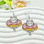 1 Pair Casual Simple Style Acrylic Cat and Animal Drop Earrings