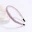 Women's Fashion Beaded Twist Braided Pearl Headband Hair Accessories