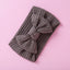 Knitted Fabric Wide Baby Headbands with Bow - Children's Hair Accessories