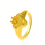 Retro Alloy Crown Frog Ring - Minimalist Cute Design