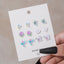 1 Set Cute Flower Resin Ear Studs