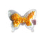 Cute Butterfly Bow Hair Clip for Kids - Shiny Ribbon Duckbill Hair Accessory