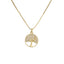 Heart Shape Shell Zircon Pendant Necklace - Minimalist Style