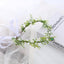 Unisex Fairy Flower Crystal Rhinestone Hair Crown Headband for Weddings and Cosplay