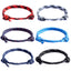 Basic Solid Color Nautical Nylon Adjustable Friendship Bracelets