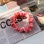 Women's Satin Hair Ties - Cute Korean Style Elastic Scrunchies for Girls