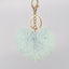 Sweet Heart Shape Alloy Valentine's Day Fur Pom Pom Keychain Pendant