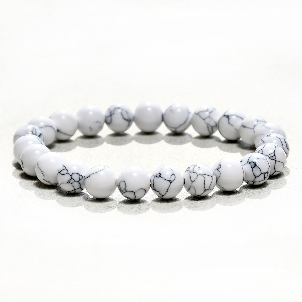 Natural Stone Geometric Crystal Bracelet for Women and Men