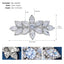 Elegant Zircon Leaf Rhinestone Hair Clip