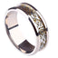 Ethnic Geometric Dragon Pattern Titanium Steel Enamel Ring