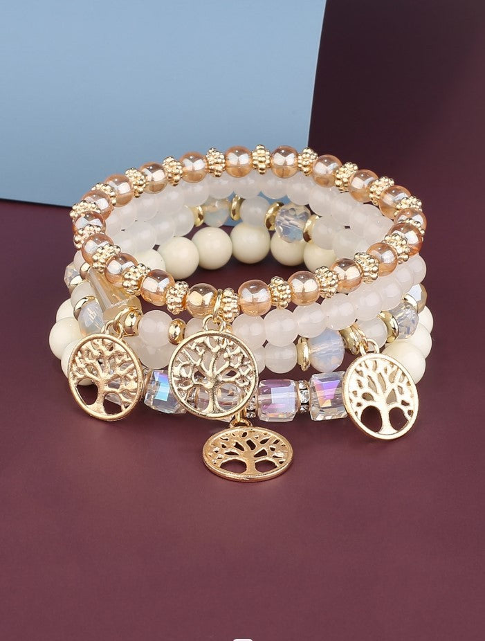 Bohemian Butterfly Crystal Multi-Layer Beaded Women's Bracelet