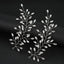 Fashion Diamond Leaf Hairpin Set - Full Drill Hair Accessories (2 Pieces)