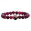 Agate Stone Beaded Bracelet for Men - 8mm Eight Trigrams Design