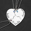 Fashion Wild Heart-Shaped Diamond Stitching Necklace for Women