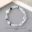 Lady Sweet Classic Pentagram Bell Crystal Alloy Moonstone Bracelets for Women