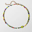 Bohemian Colorful Floral Rice Bead Necklace for Women