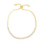 Adjustable Geometric 18k Gold Plated Zircon Bracelet for Women