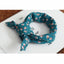 Women's Color Block Floral Cotton Scarf and Headband