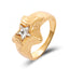 Fashion Heart Smiley Flower Geometric Alloy Ring