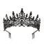 Women's Elegant Rhinestone Alloy Crown Bridal Headgear for Weddings and Parties