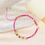 Casual Color Block Crystal Beaded Braided Women's Bracelet