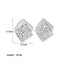 1 Pair Casual Simple Style Geometric Plating 304 Stainless Steel Ear Studs