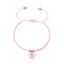 Cute Butterfly Nylon Metal Braid Adjustable Women's Bracelet