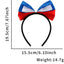 Independence Day Multicolor Bow Knot Headband Festival Costume Accessory