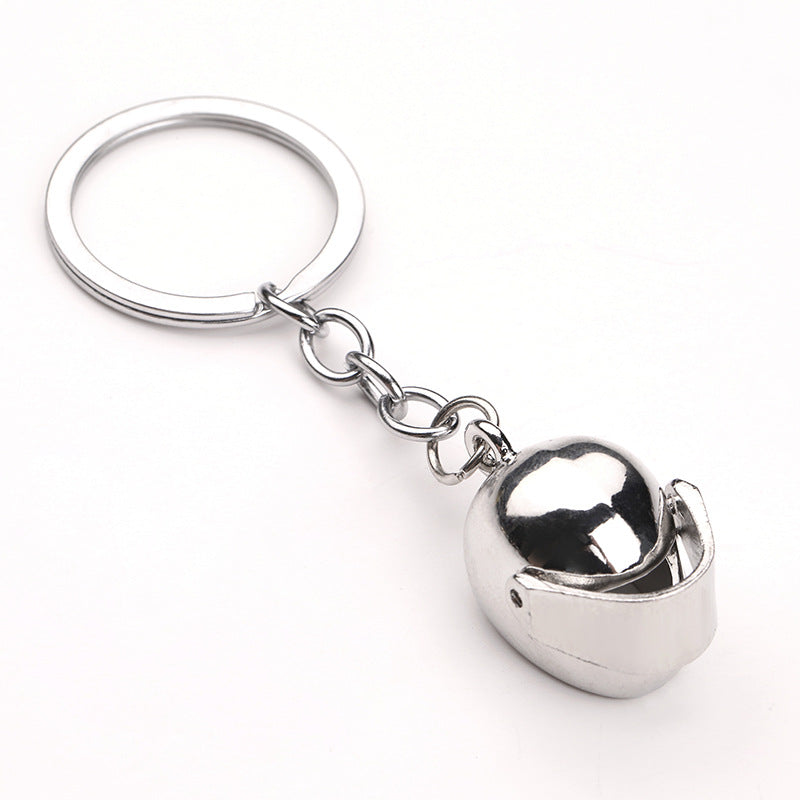 Simple Alloy Unisex Keychain with Creative Car Parts Design