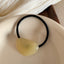 Women's Geometric Resin Hair Tie - Minimalist Style Hair Accessories