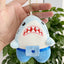 Cute Plush Shark Keychain Bag Pendant Toy